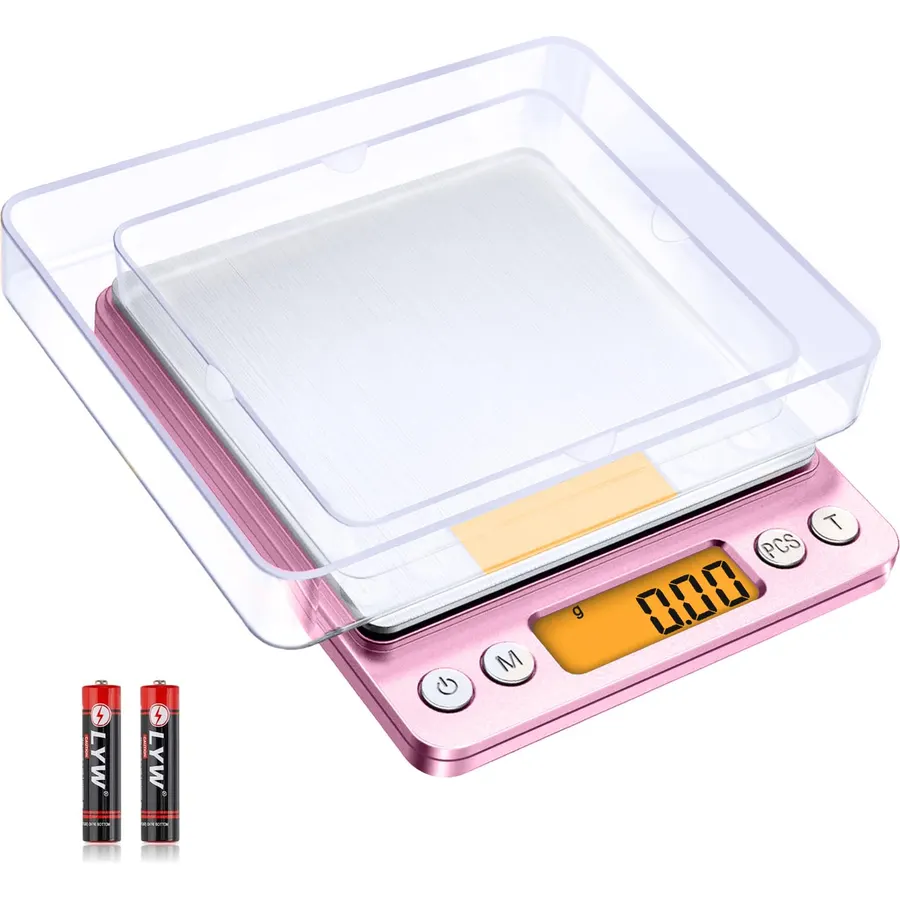 0.01g High Precision Kitchen Food Scale, Diyife 500g Portable Digital Scale