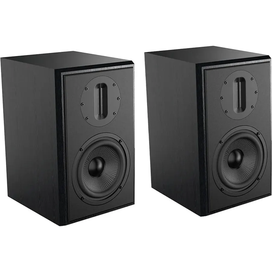 1 Pair Passive Range Monitor Studio Speakers Soundbox with 4 Inch Ribbon Tweeeter