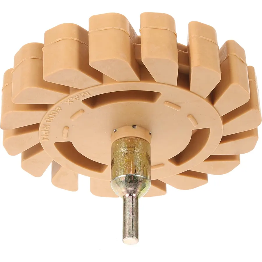 100mm Pneumatic Rubber Eraser Wheel Decal Remover for Car Vinyl Tape
