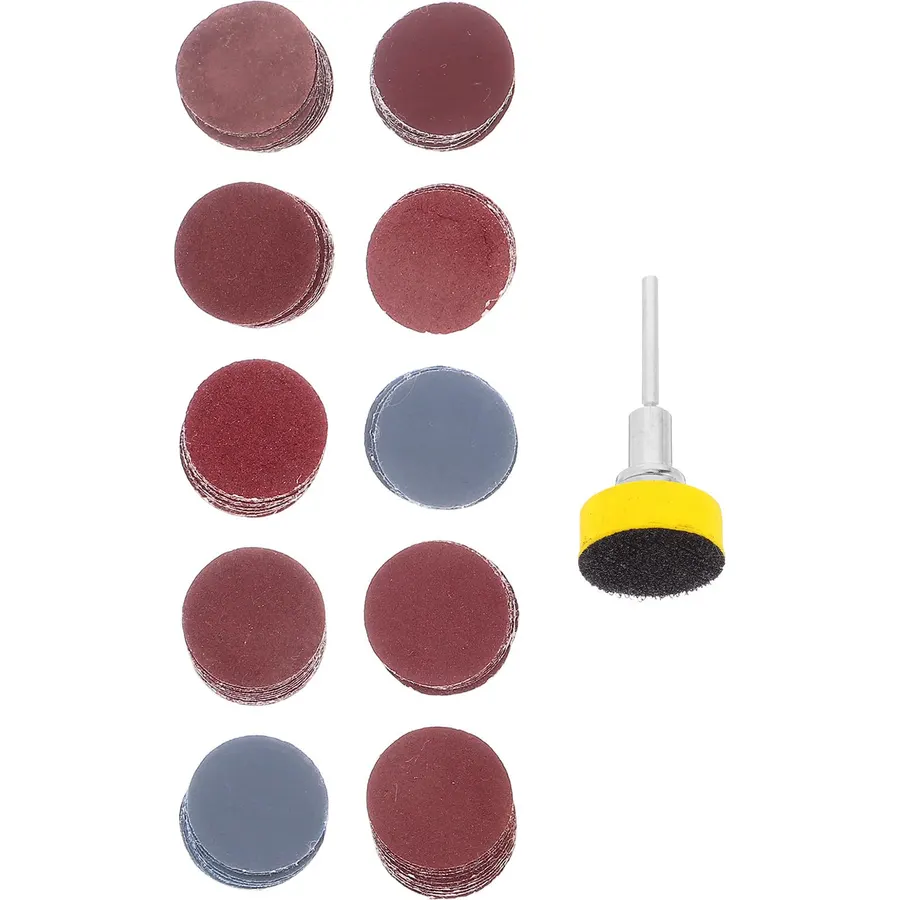 100pcs Hook and Loop Sanding Discs Self Adhesive MM Round Sandpaper
