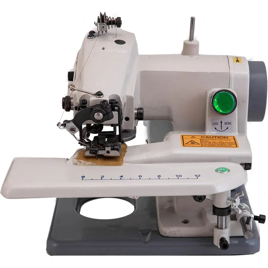 110V Portable Desktop Blindstitch Sewing Machine, RM-500 Alterations Hem Blind Stitch Dressmaker Sewing Machine with Needle for Cuffs, Slack Bottoms, Hemming Dresses, Skirt, Draperies