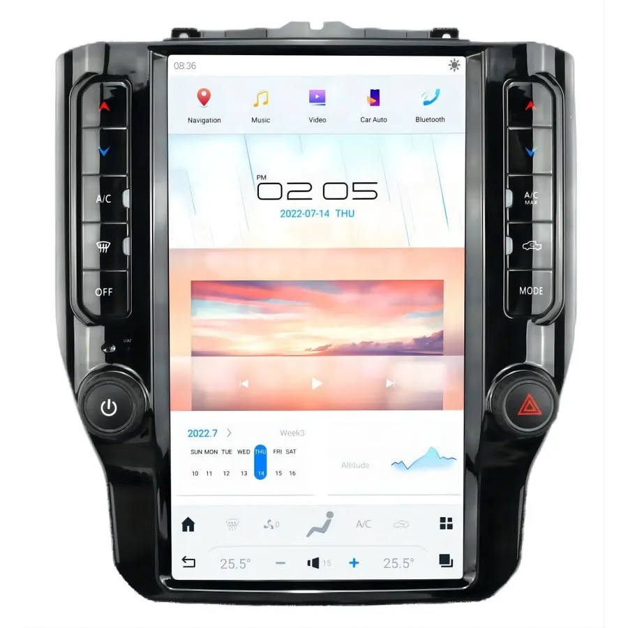 12.1"Android13 Car Radio Stereo for Dodge Ram 1500/2500/3500/4500 2019-2025