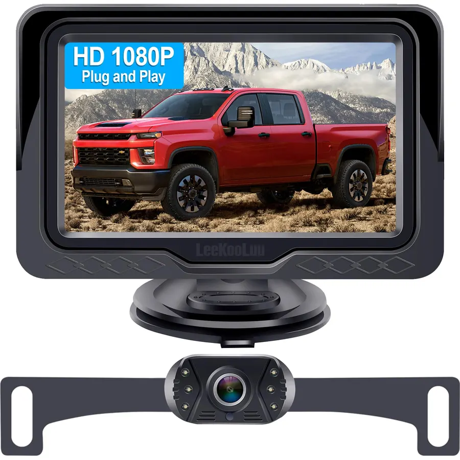 15-Minute Easy to Install Backup Camera: Plug-Play 15FT Clear Night Vision