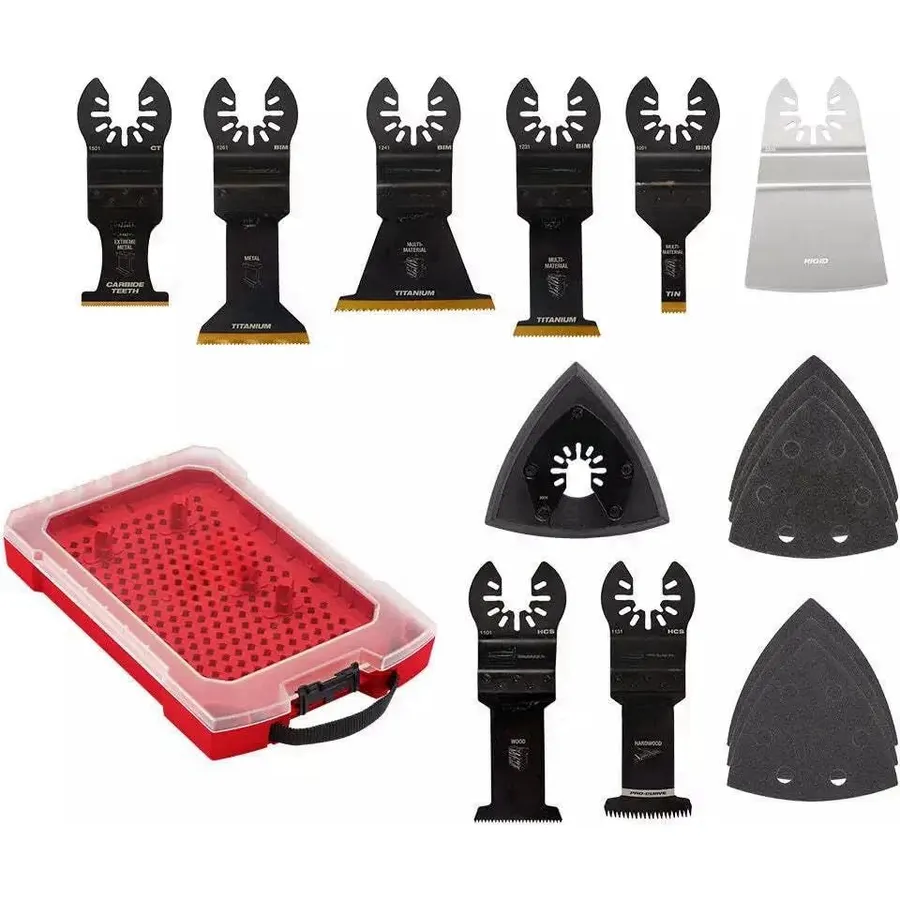 For Milwaukee 49-10-9113-2X Oscillating Multi-Tool Blade Kit (18-Piece)