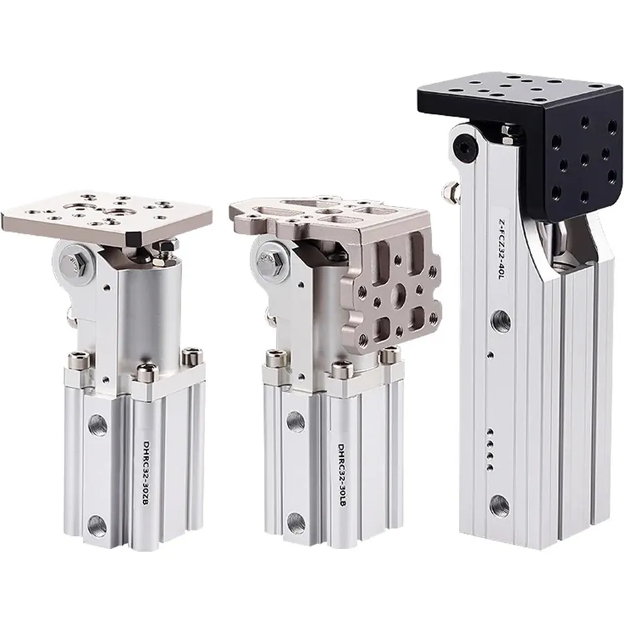 1pcs Pneumatic Manipulator Accessories Z-FCZ20 32 40 Side Posture Block Lever DHRC32-30LB/ZB Fixture 90 Degree Flip Air Cylinder(Z-FCZ32-40L)