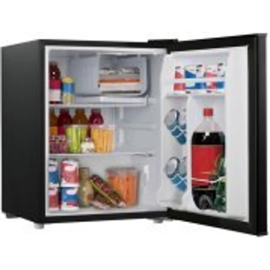 2.7 cubic foot compact dorm refrigerator - (Black)