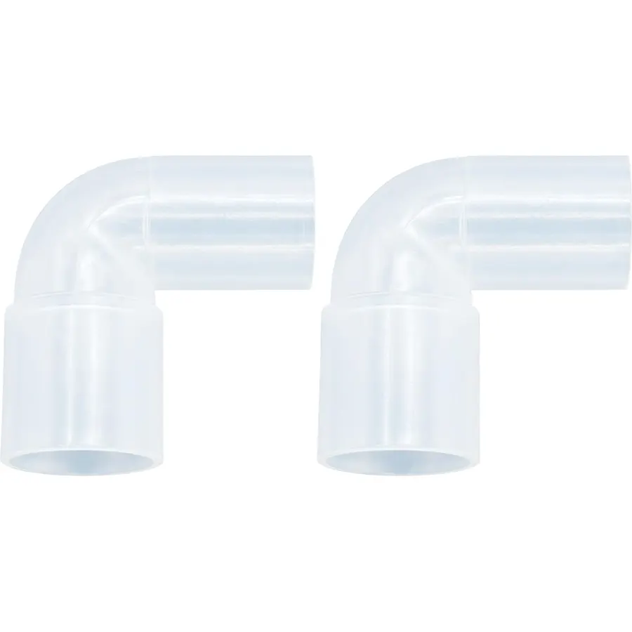 2 Pack CPAP Elbow Connector 90 Degree Tubing Adapter Hose Fittings