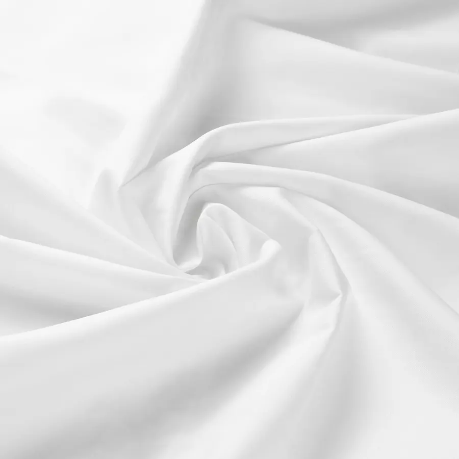 2 Yard White Lightweight Cotton Broadcloth Fabric by the Yard, 3.7 oz