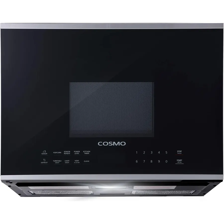 24 in. Stellar Coll 1.3 cu ft Over the Range Microwave, Vent Fan, Stainless
