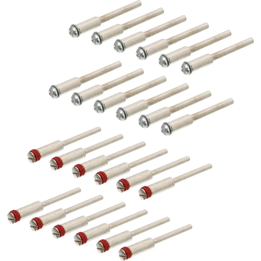 24pcs Screw Mandrel for Rotary Tools Wheel Holder