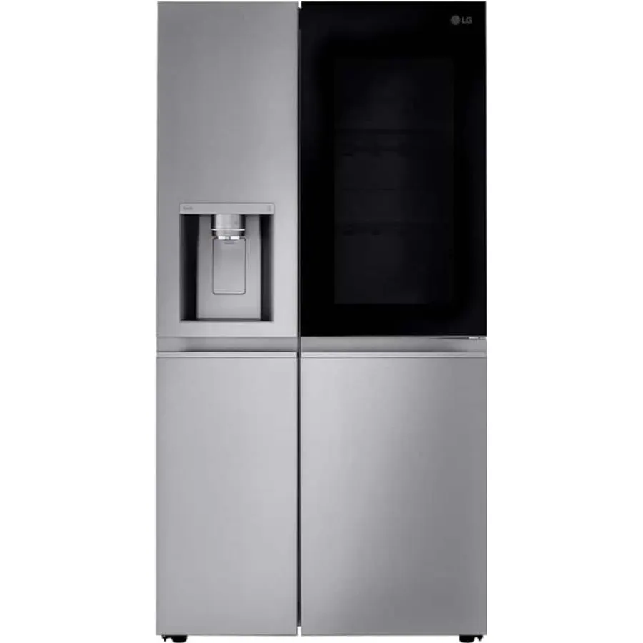 27 cu. ft. Side by Side Smart Refrigerator w/InstaView and Craft Ice in PrintProof Stainless Steel