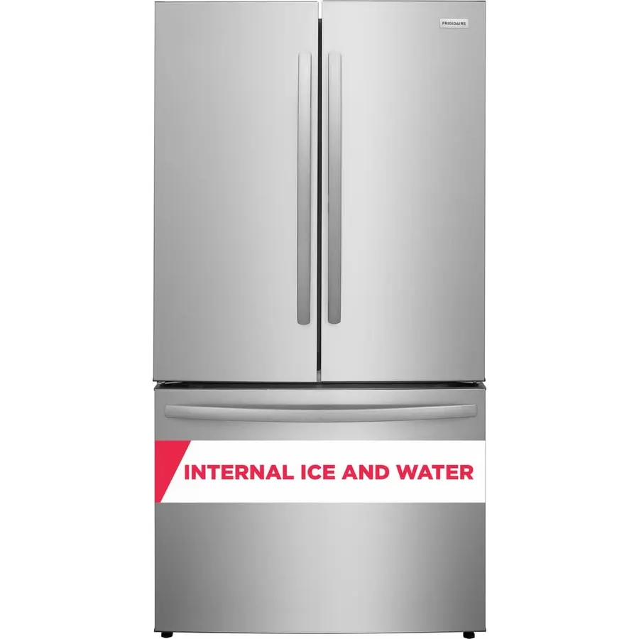 36 in 28.8 cu. ft. Standard Depth French Door Refrigerator in Smudge-Proof Stainless Steel with Internal Water Dispenser