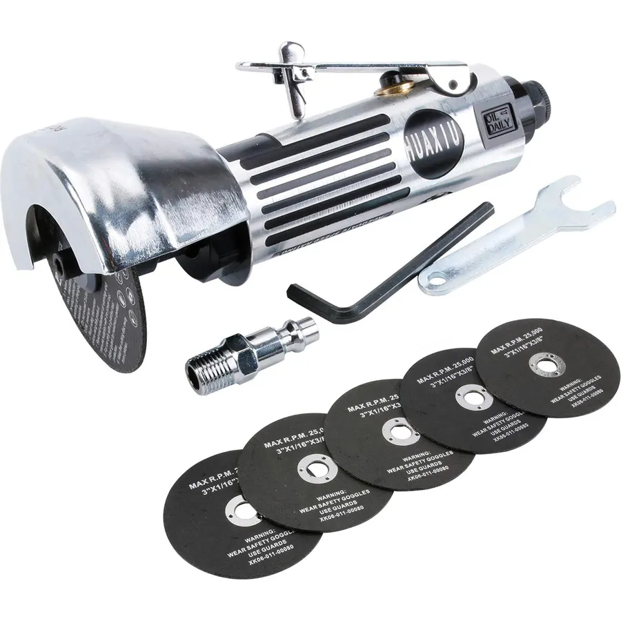 3inch Air Cut Off Tool Include 6Pcs 3 inch Cut Off Wheel,Free Speed 20000RPM