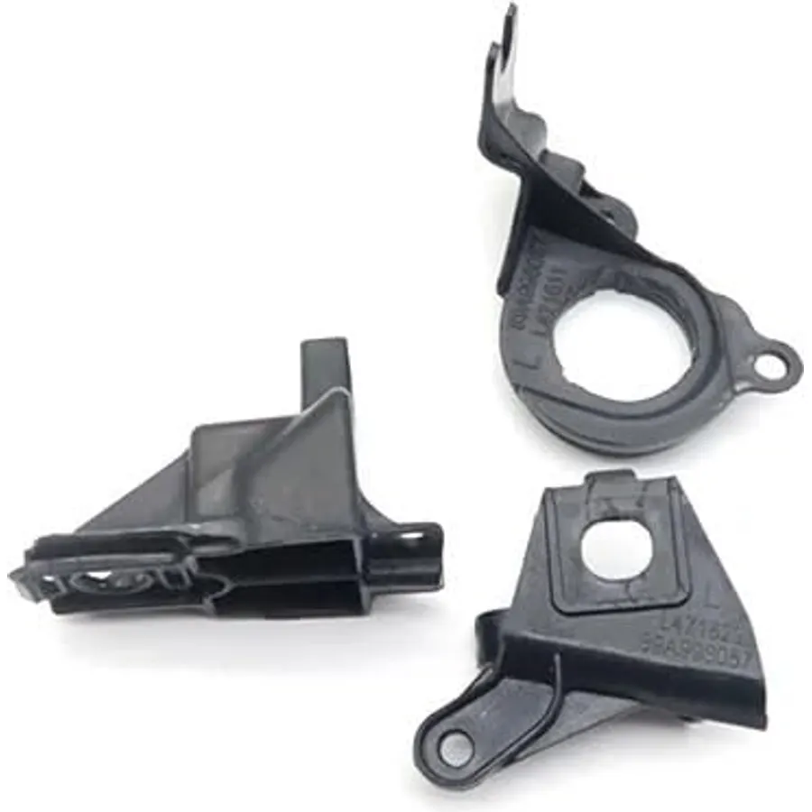 3X Left Side Headlight Restoration Kit Car Repair Kits Black Bracket Jaws for Audi Q4 - Tram 2021 89A998057