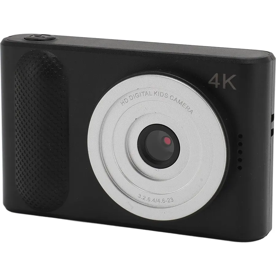 48MP 4K Digital Camera, HD Vlogging Camera with 16x Digital Zoom, Auto Focus Travel Camera with 2.4 Inch TFT Screen, Micro SLR Camera with Multiple Color Filters (Black)
