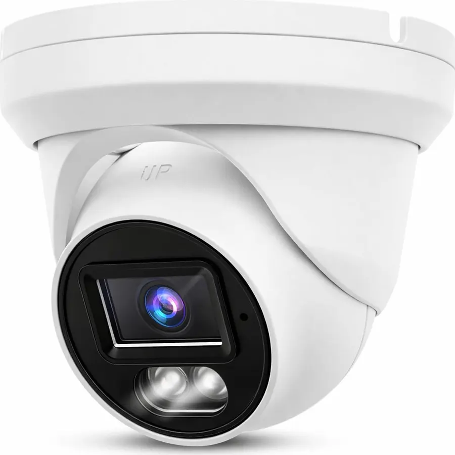 SINIS 4K Analog Security Turret Camera, 8MP 24/7 Full Color Camera Outdoor