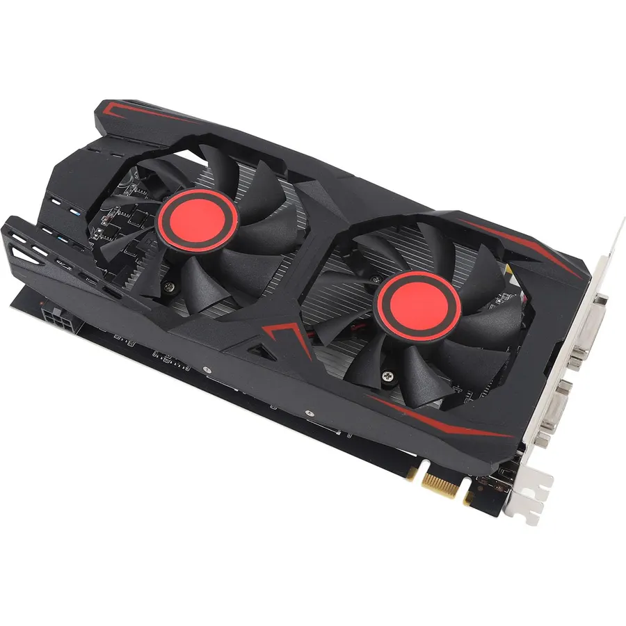 550TI 6GB Graphics Card, 192Bit GDDR5 Gaming Video Card, DVI VGA HD Multimedia Interface PCI Express 2.0 Dual Fan