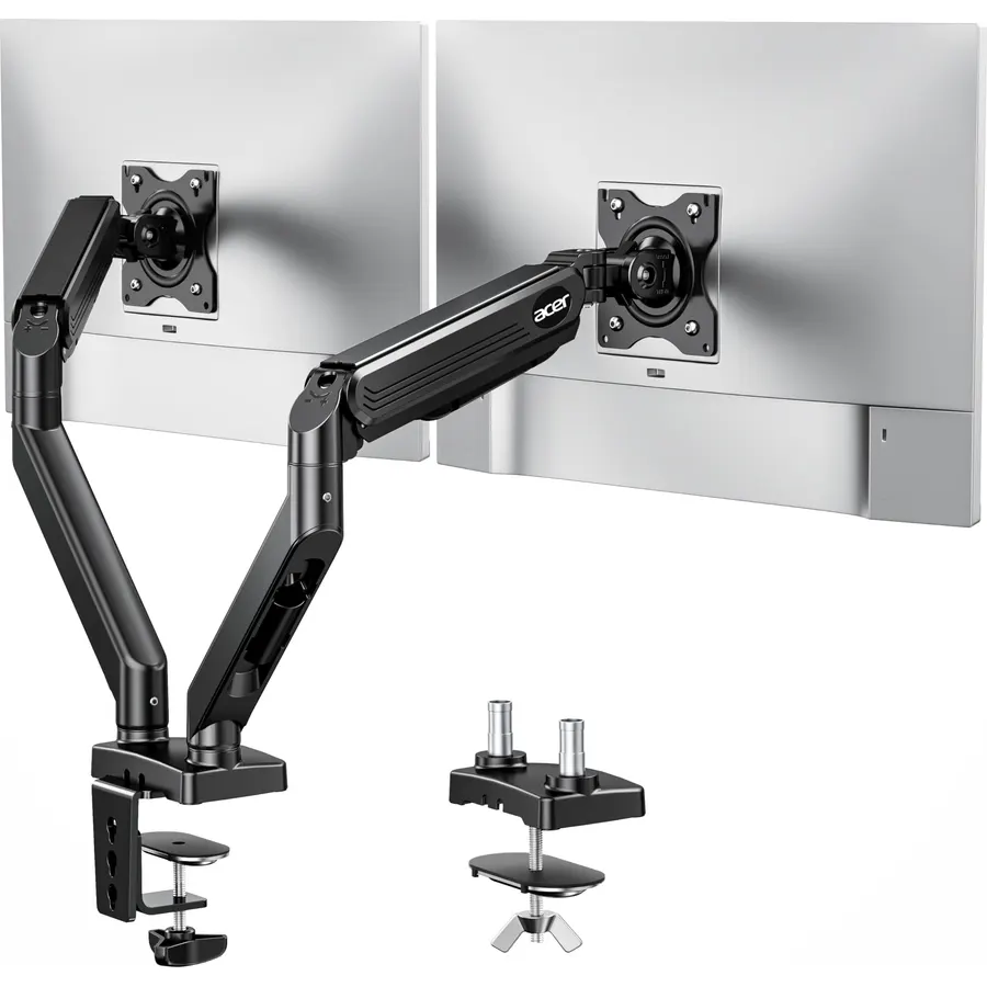Acer Dual Monitor Arm, Gas Spring VESA Mount Stand for 17-32 Inch Screens (AMS002)