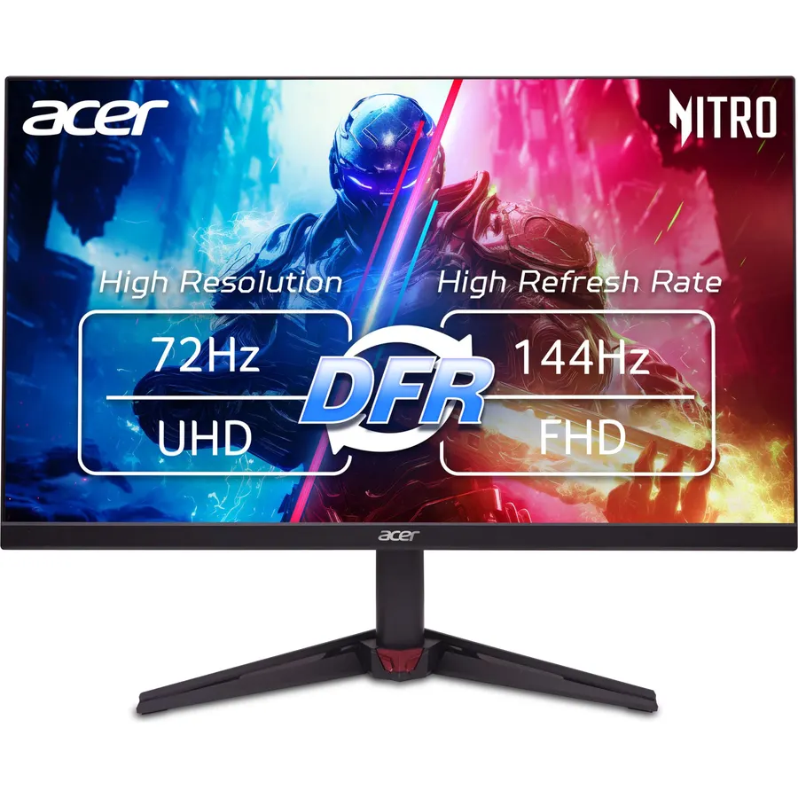 Acer Nitro 27in 4K 3840x2160 IPS 72Hz DFR 144Hz Gaming Monitor VG270K L1