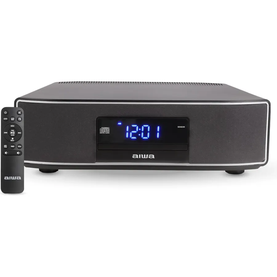 Aiwa - Exos Home 30W Bluetooth Speaker with CD Player and FM Radio