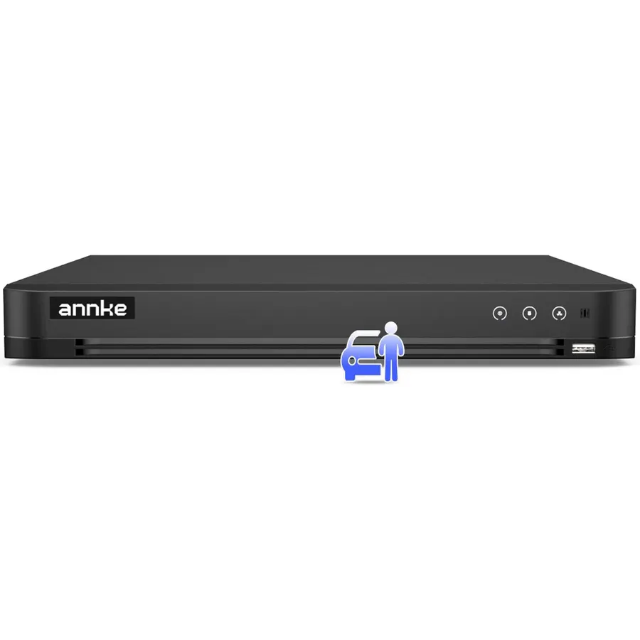 ANNKE 16CH 4K/8MP DVR for Security Camera, AI Motion Detection, No HDD