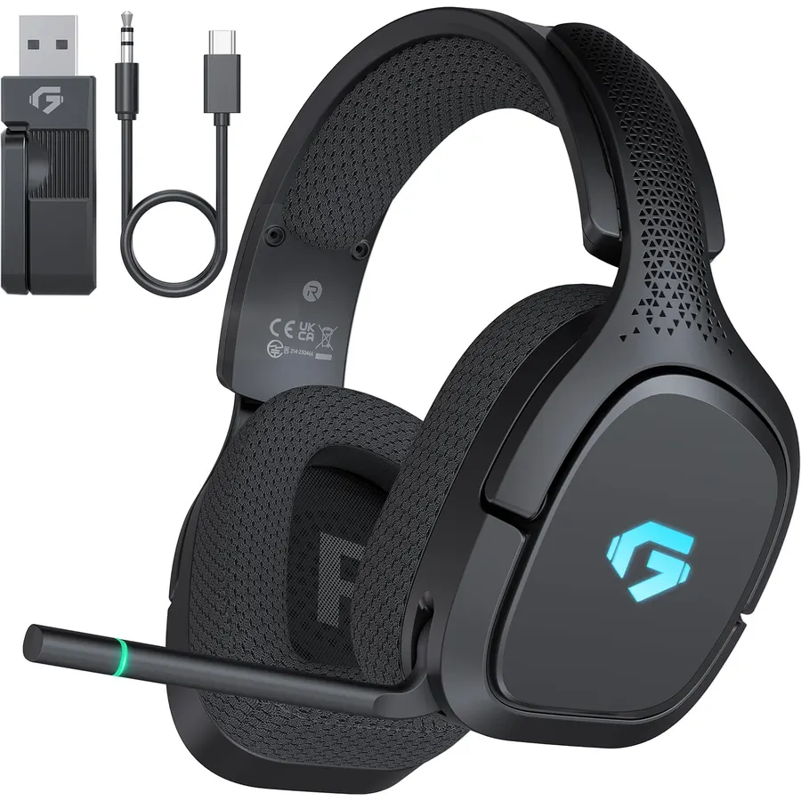 EKSA 2.4GHz Wireless Gaming Headset for PS5/PS4, PC, Switch, Mac