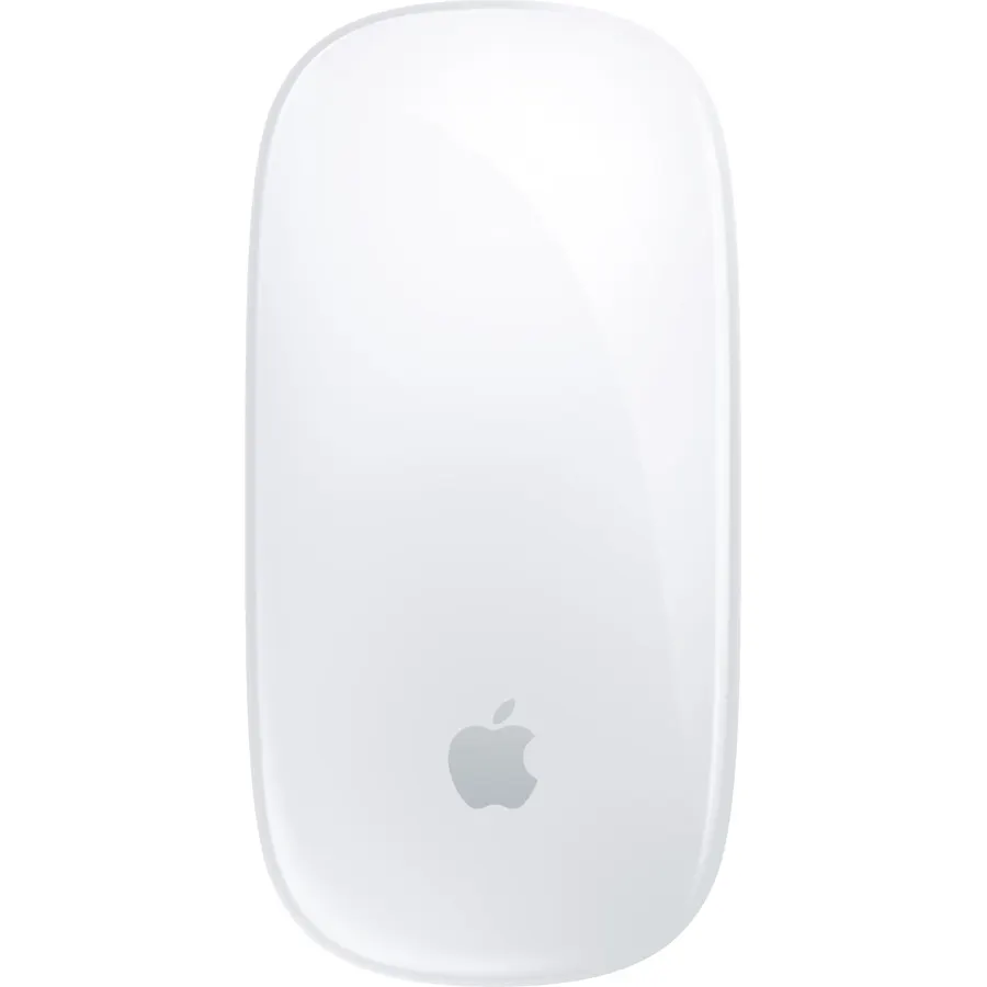 Apple Magic Mouse with Multi-Touch Surface, ​​​​​​​Wireless, Touch Scroll, Bluetooth, Rechargeable, + USB-C Charge Cable + Apple 1 Year Limited Warranty (Mouse - White)