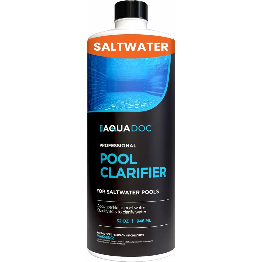 AquaDoc Saltwater Pool Clarifier for Inground & Above Ground - 128oz