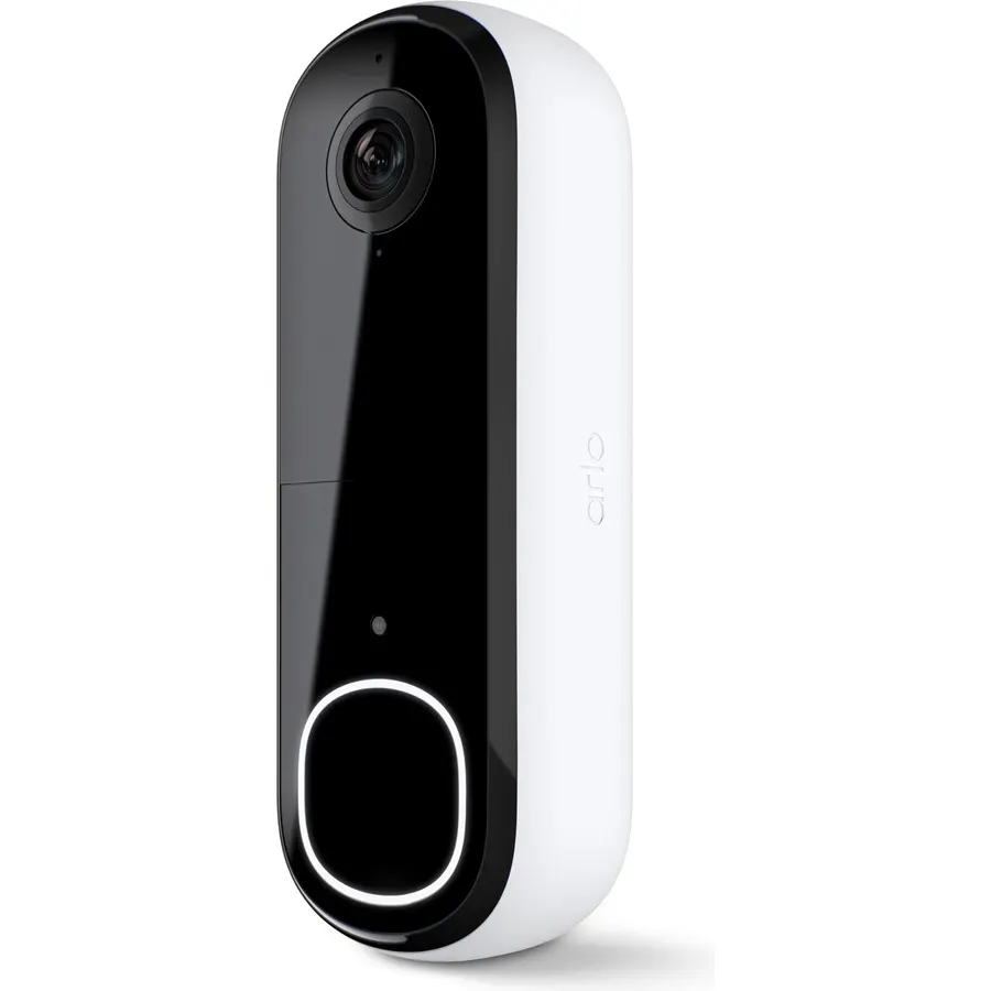 Arlo Video Doorbell 2K (2nd Gen) Wireless or Wired - 1-Cam