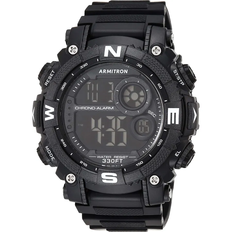 Armitron Sport Men's Digital Chronograph Resin Strap Watch, 40/8284