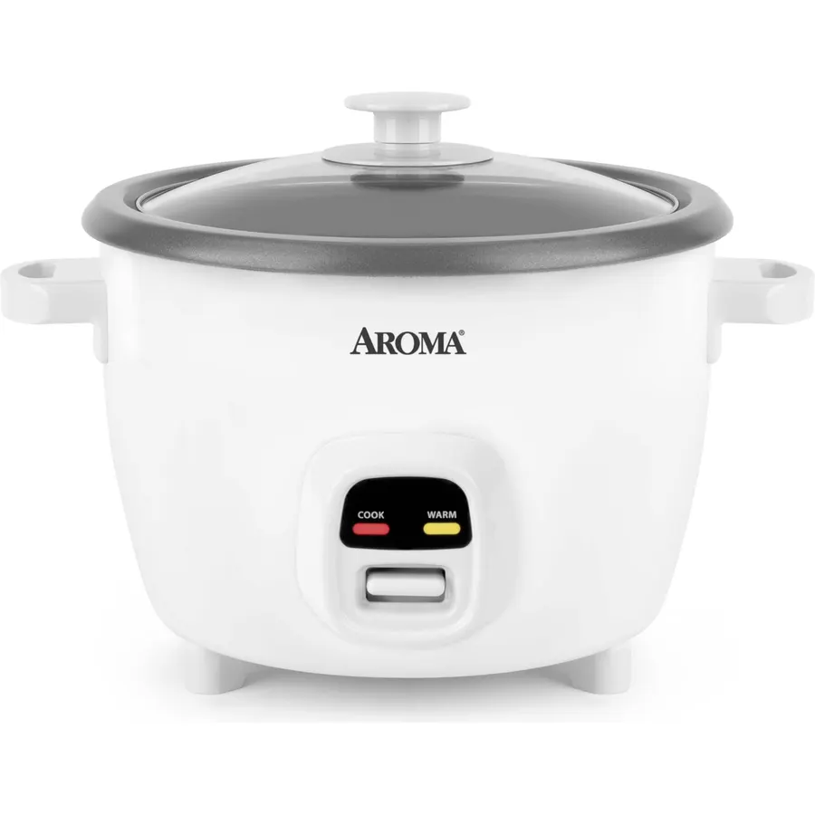 AROMA® 20-Cup (Cooked) One-Touch Rice Cooker and Food Steamer with Auto-Warm | 10 cups uncooked, 20 cups cooked (ARC-390NGP)