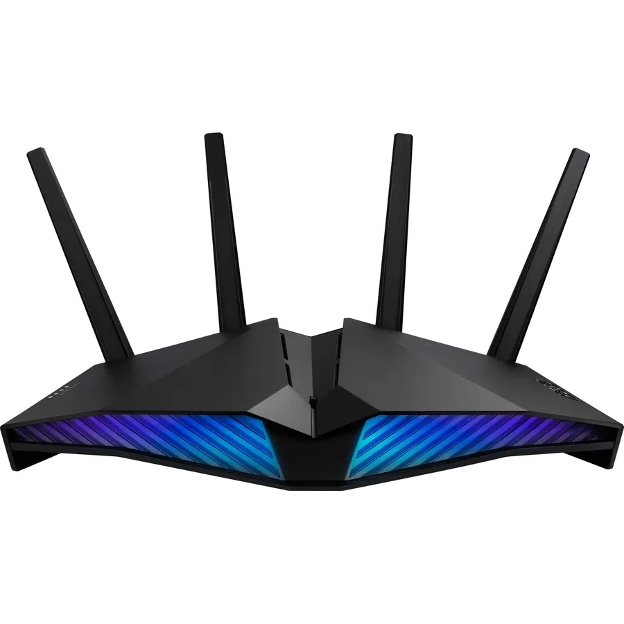 ASUS RT-AX82U (AX5400) Dual Band WiFi 6 Extendable Gaming Router, Gaming Port, Mobile Game Mode, Aura RGB, Included AiProtection Pro Security, Instant Guard, VPN, AiMesh Compatible