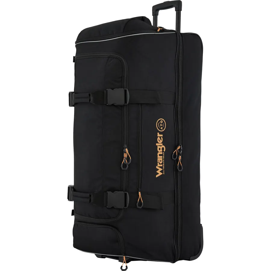 ATG Compass Rolling Travel Duffel Bag, Rich Black, 36-Inch