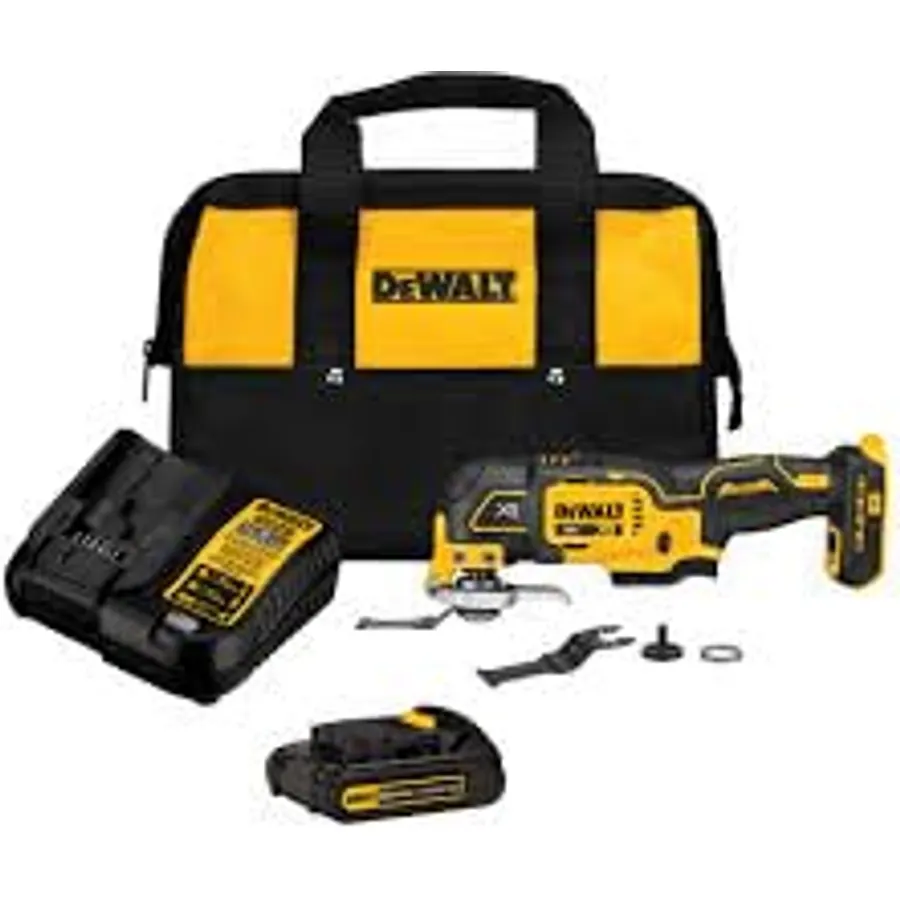 ATOMIC 20V MAX Lithium-Ion Cordless Oscillating Tool Kit with 4.0Ah Battery, Charger and Kit Bag