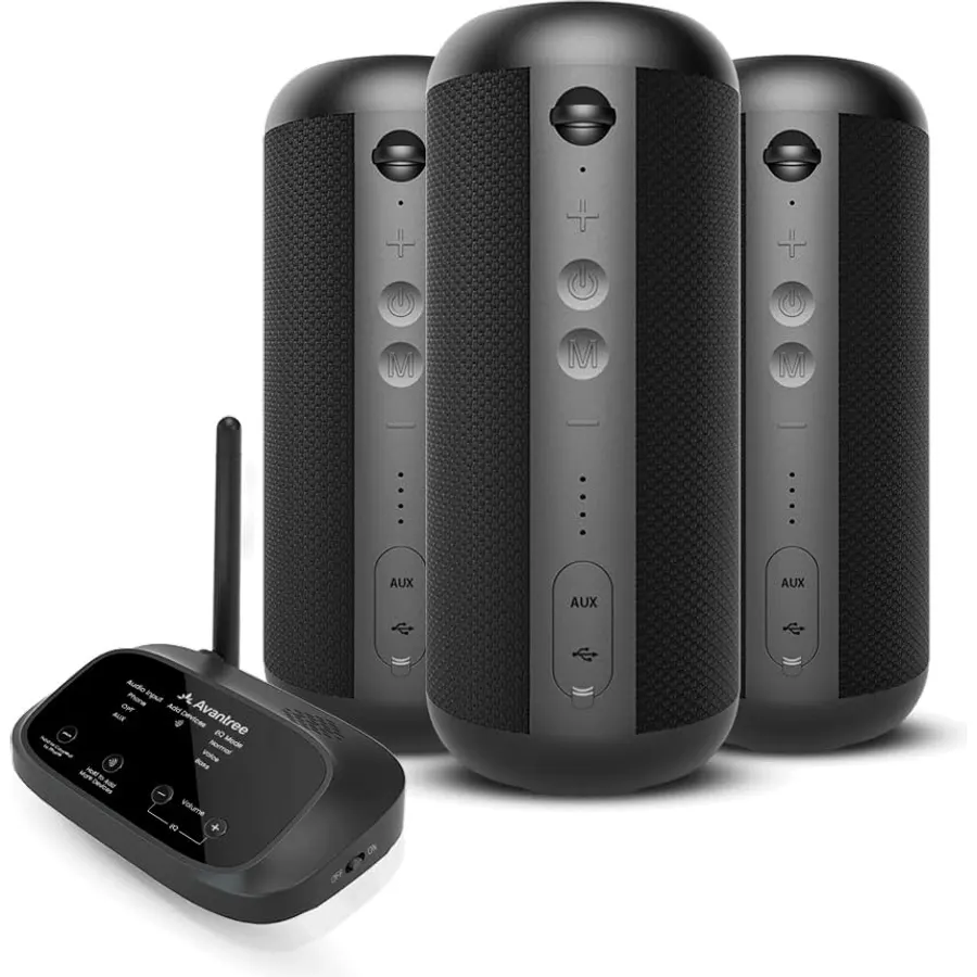 Avantree Harmony 2 - Multi-Room Wireless Speaker System for Home & Office