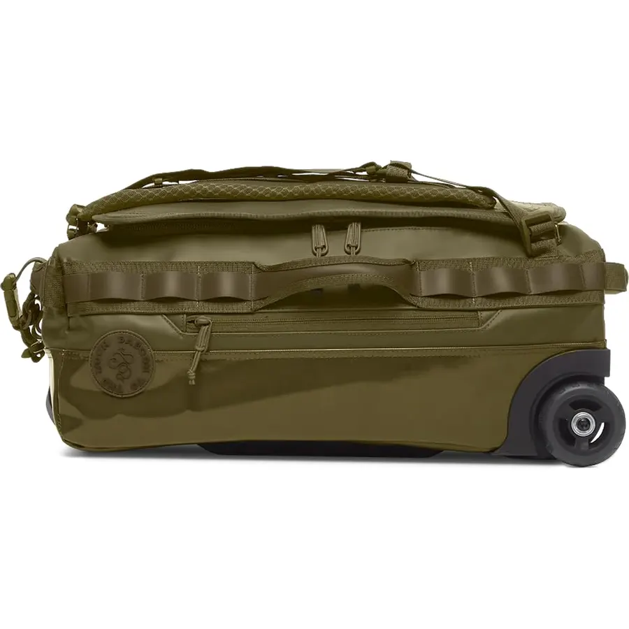 Baboon to the Moon 35L Rolling Duffle Bag with Wheels and Handle | Small Duffle Bag for Travel, Check In Luggage with Wheel, Rolling Suitcase, Travel Luggage, Suitcases with Wheels (Olive)