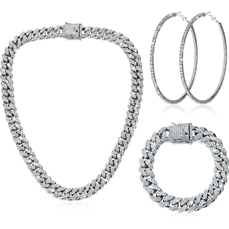 Pearl Jewelry Set For Women S925 Sterling Silver/14K Gold Plated Necklace & Earrings Set Freshwater Pearl Pendant Cage Set