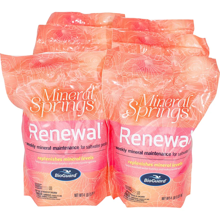 BioGuard Mineral Springs Renewal, 4 lb, Pack of 6