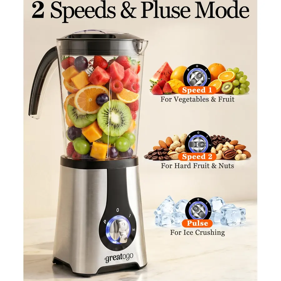 Blender and Food Processor Combo, Countertop Kitchen Small Smoothie Blender