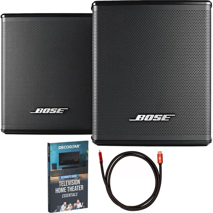 Bose Surround Sound System for Home Theater, Black 809281-1100 Bundle