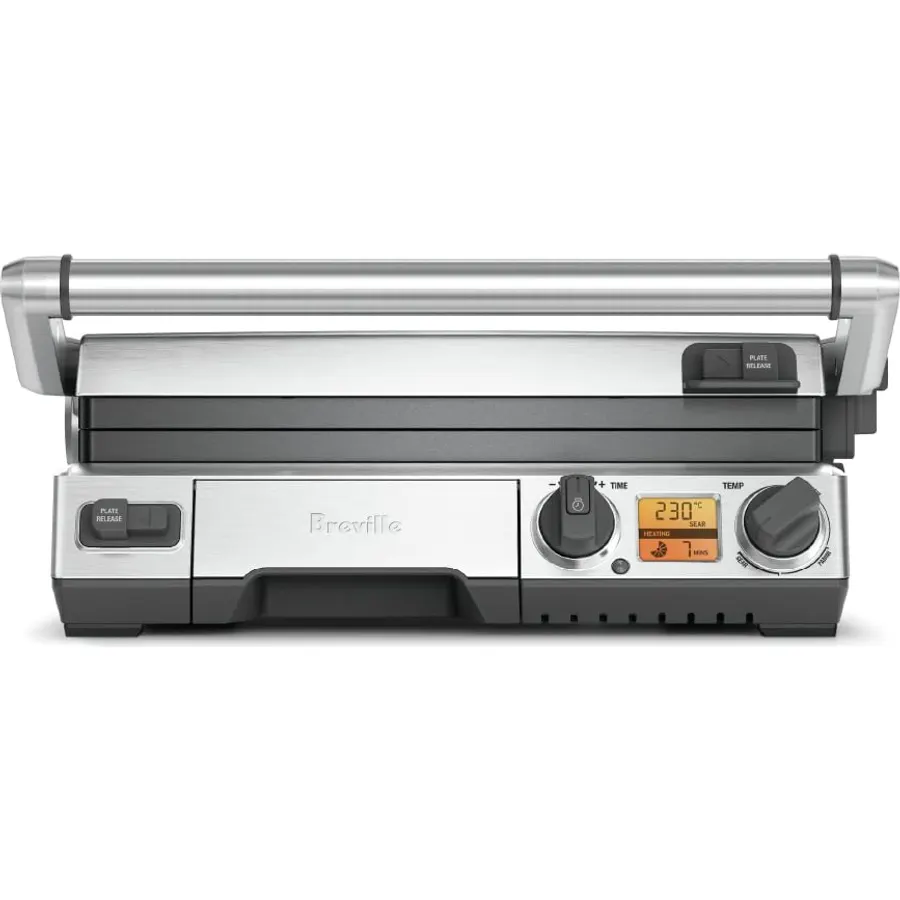 Breville BGR820XL Smart Grill, Brushed Stainless Steel