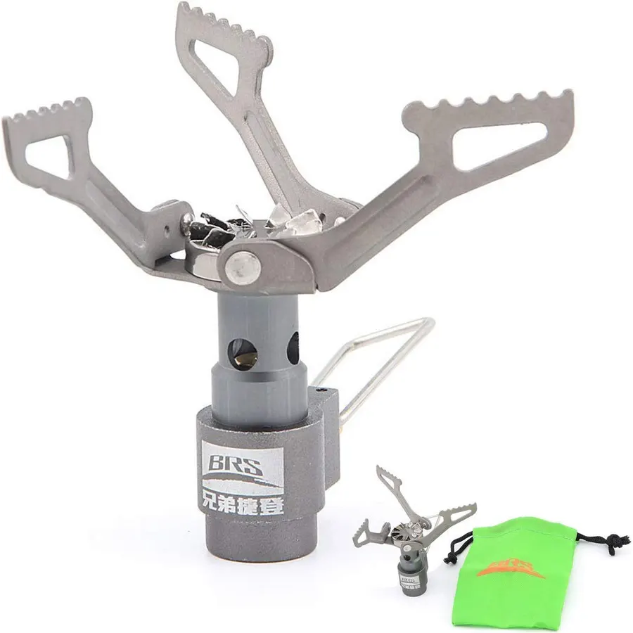 BRS Outdoor BRS-3000T Ultra-Light Titanium Alloy Portable Camping Gas Stove