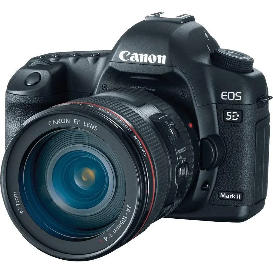 Canon EOS 5D Mark II 21.1MP Full Frame CMOS Digital SLR Camera with EF 24-105mm f/4 L IS USM Lens (OLD MODEL)