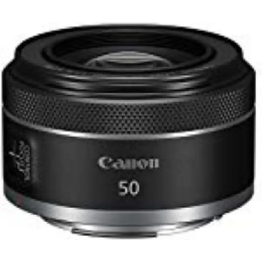 Canon RF50mm F1.8 STM Lens, Hybrid Telephoto Zoom Lens, Fixed Focal Length, Compatible with EOS R Series Mirrorless Cameras, Compact, Lightweight Design, Portraits, Landscapes, Photography, Black