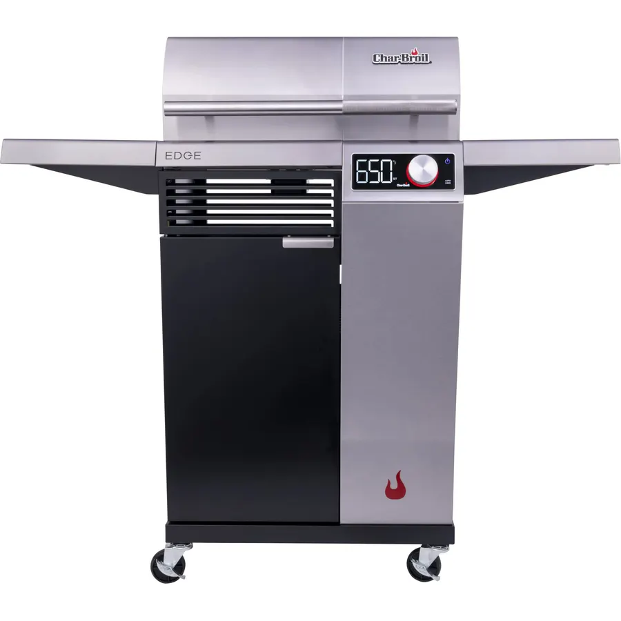 Charbroil Edge Electric Grill with Built-In Cabinet, Steel Construction, Digital Temperature Control, 200°F–700°F Temperature Range, Fast Preheat, AutoClean - 22652143