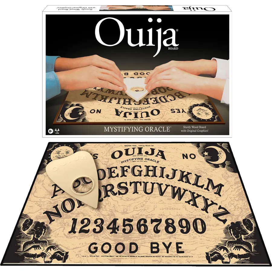 Classic Ouija Board Game with 1990s Artwork by Winning Moves Games USA