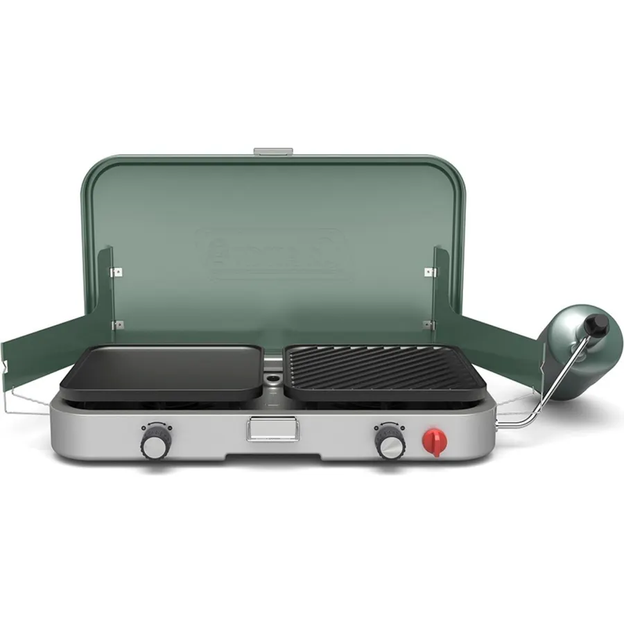 Coleman Cascade 3-in-1 Camp Stove, Portable Cooktop with Grill & Griddle