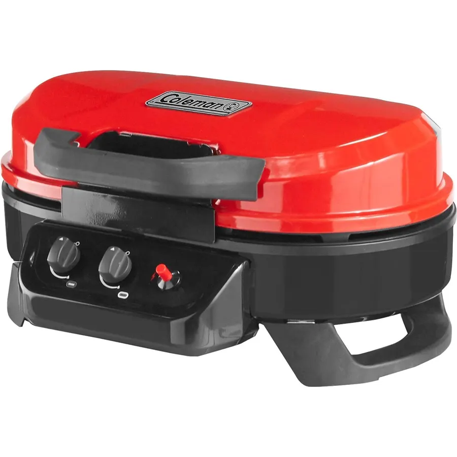 Coleman RoadTrip 225 Portable Tabletop Grill, 2-Burner Gas Grill with Matchless Ignition & Adjustable Temperature Control, 11,000 BTUs of Power for Grilling, Tailgating, Camping, BBQ, & More