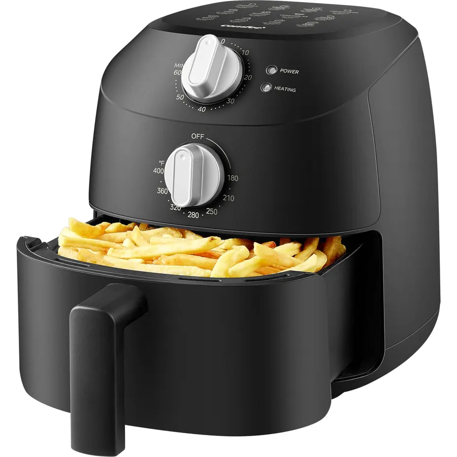 COMFEE' Compact 2.1-Quart Mini Air Fryer for Small Kitchens, Black