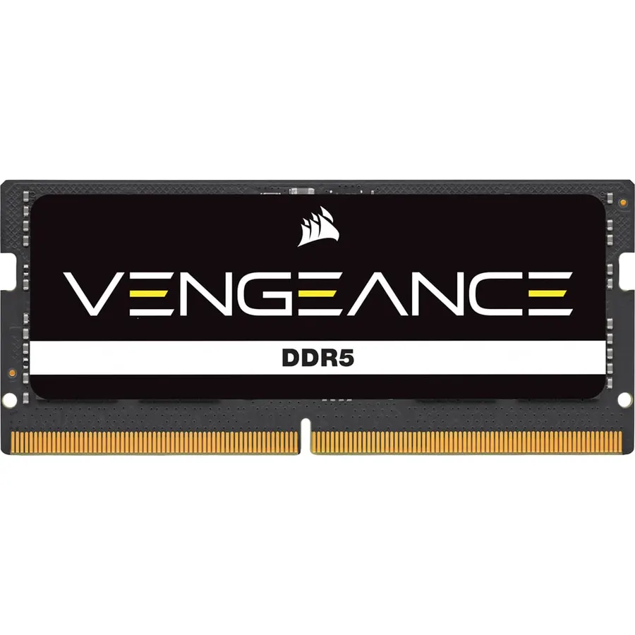 CORSAIR Vengeance SODIMM DDR5 RAM 16GB (1x16GB) Up to 5600MHz CL48 Intel XMP 3.0 Desktop Computer Memory - Black (CMSX16GX5M1A5600C48)
